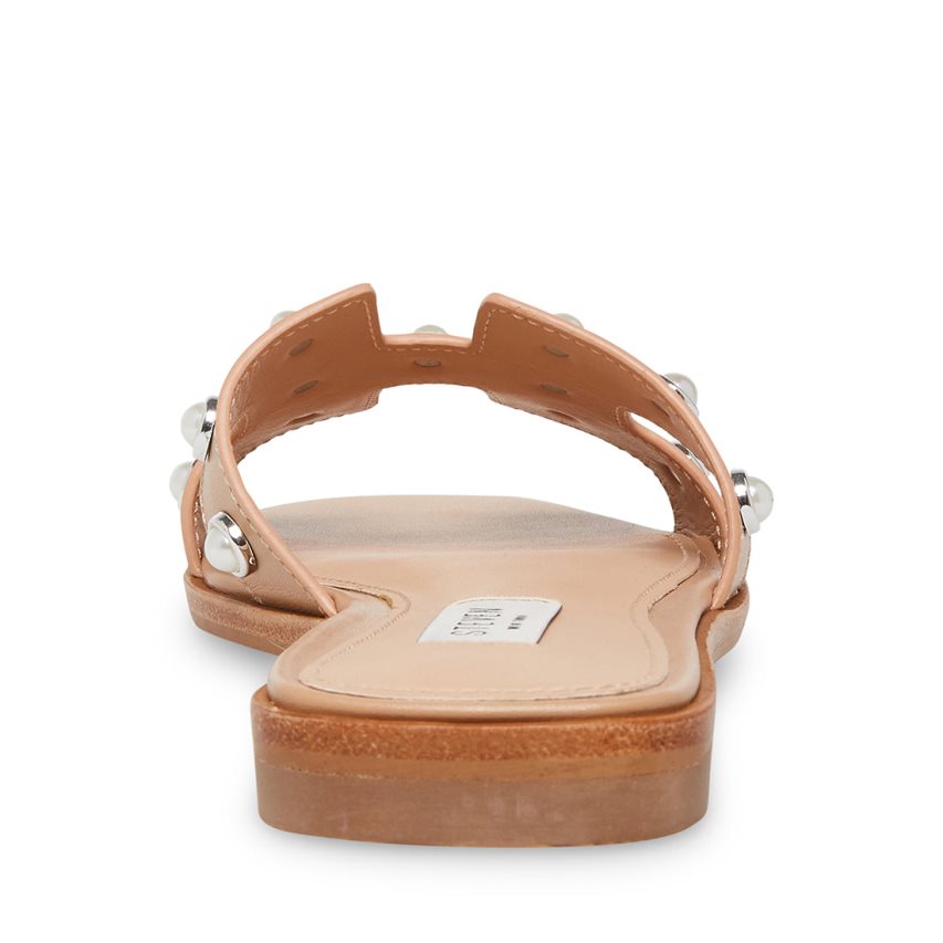 Sandalias de Diapositivas Steve Madden Hadyn-p Cuero Mujer Beige | ES IX4689